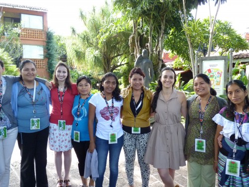 Laura Garcia (third from right) with Semillas grant recipients