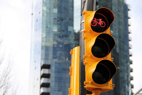 Hornby Separated Bike Lane