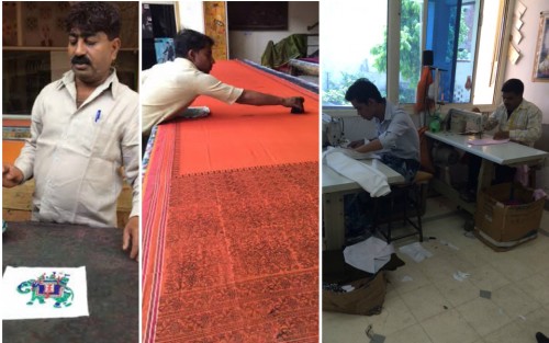 Images of my visit to a textile manufacturer in Jaipur, India.