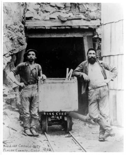 Early California miners in Levi’s.