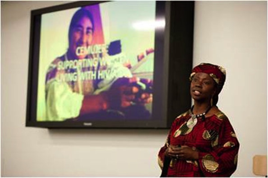 Dr. Musimbi Kanyoro from the Global Fund for Women (last year’s Community Vote winner) presenting to employees in San Francisco.