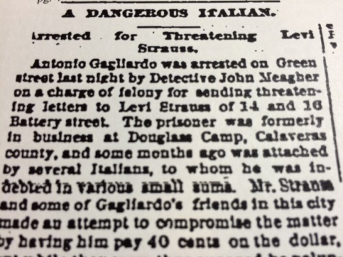 San Francisco Chronicle, March 12, 1885
