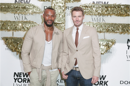 Tyson Beckford and Alex Lundquist