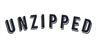 Unzipped Logo reading 